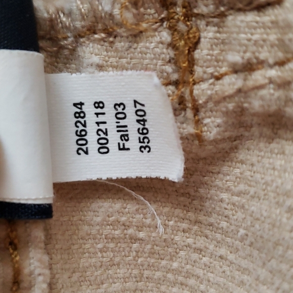 Gap Jeans Y2K Tan Corduroy A-line Pieced Skirt Size 2 - Picture 4 of 10